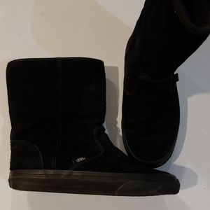 Van's suede boots womens size 7